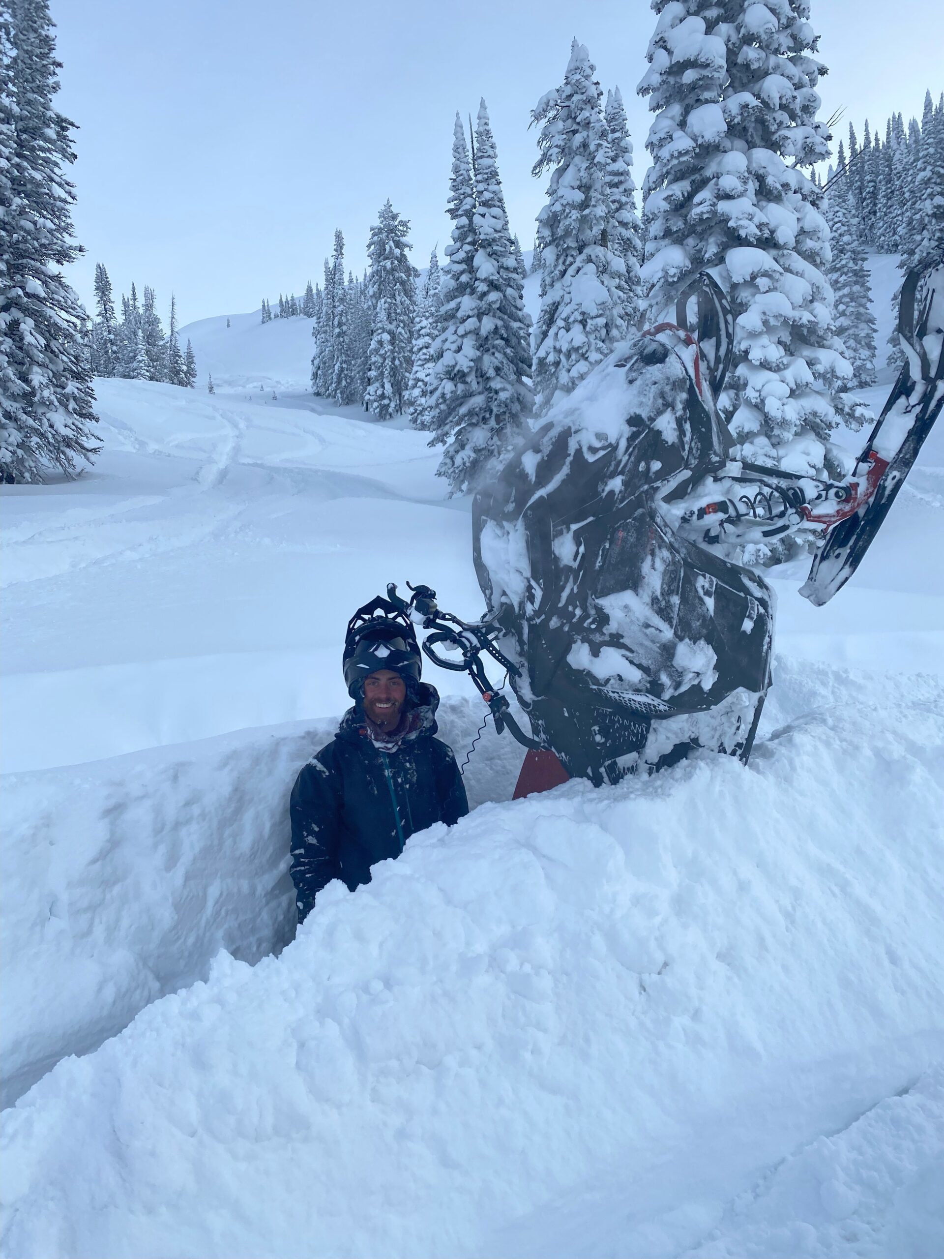 Lieder Schwartz snowmobiling